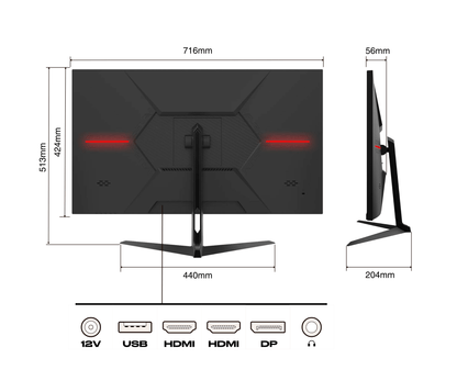 Monitor PC Gaming| 31,5&quot; | IPS | WQHD | 165Hz