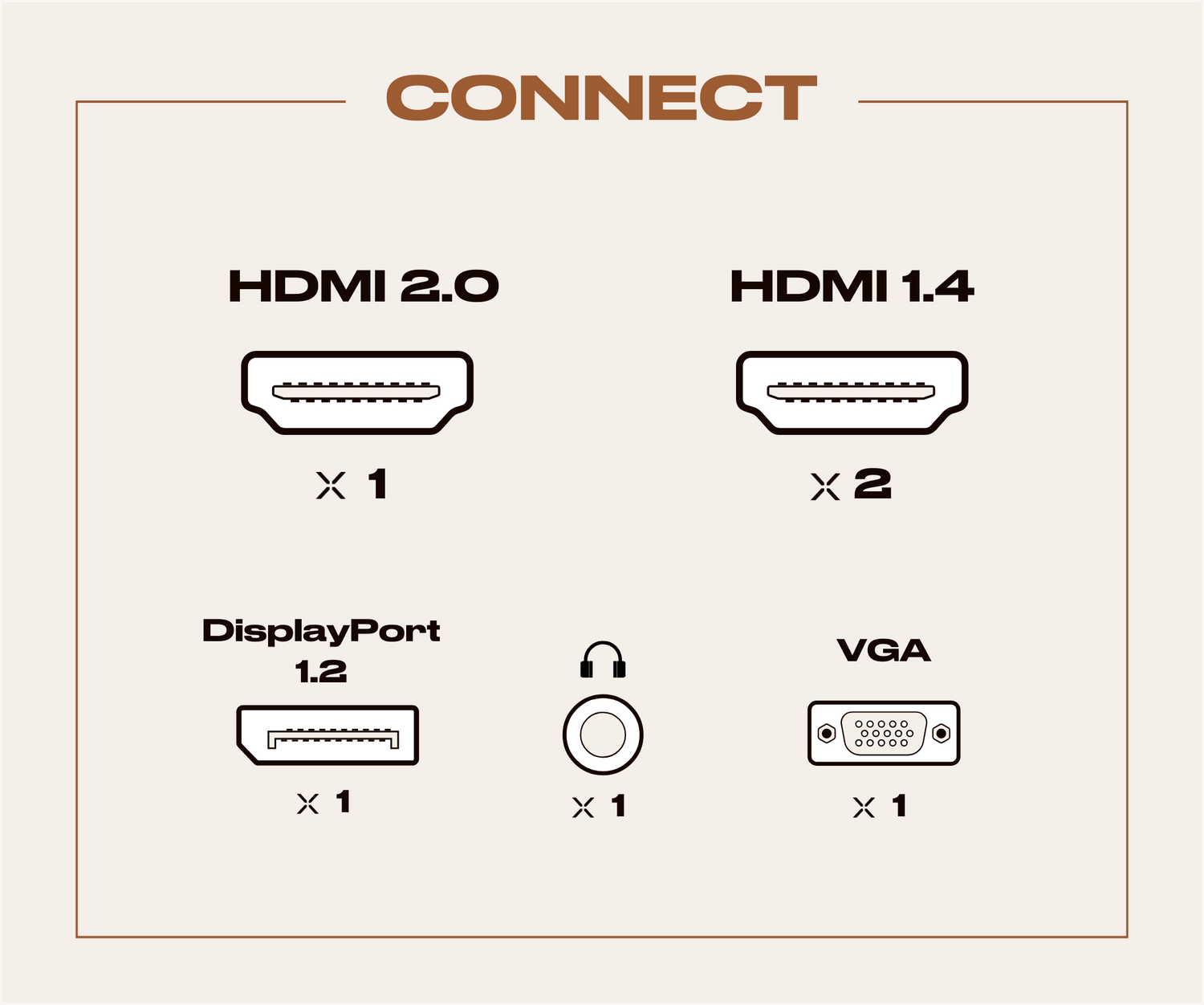 Monitor de PC para oficina | 32&quot; | WQHD | 60Hz