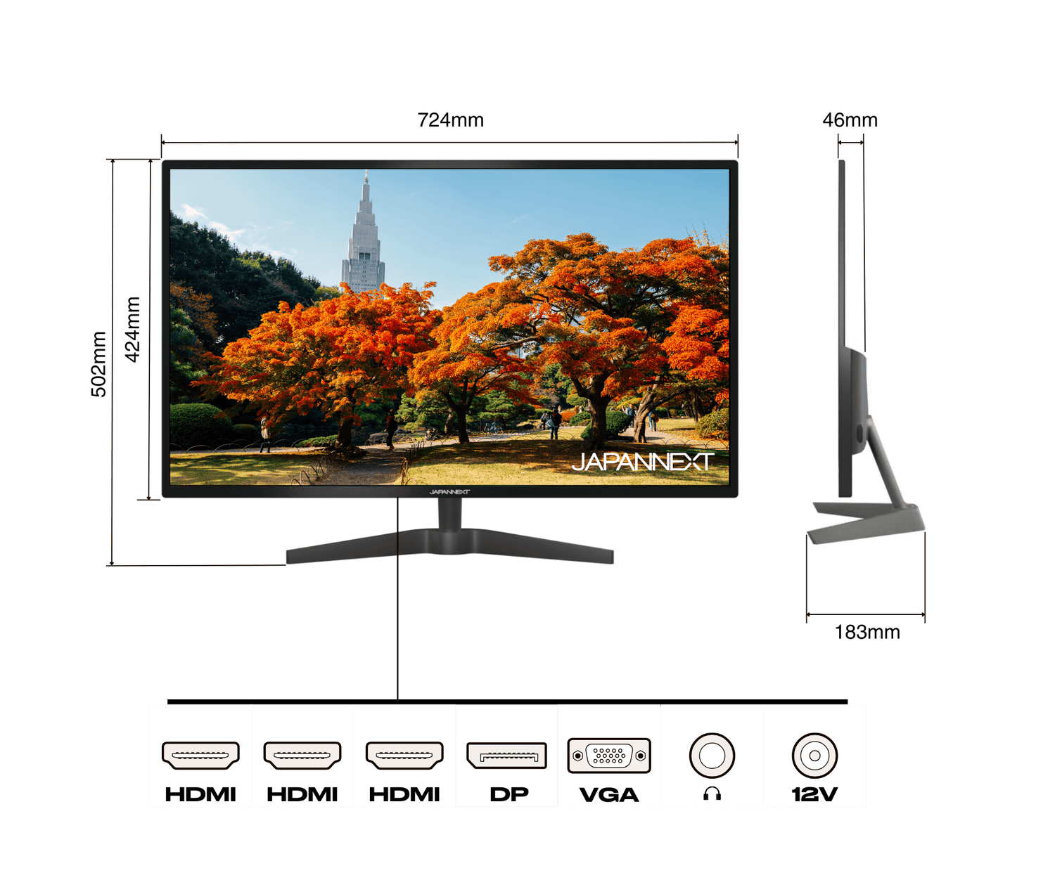 Monitor de PC para oficina | 32&quot; | WQHD | 60Hz