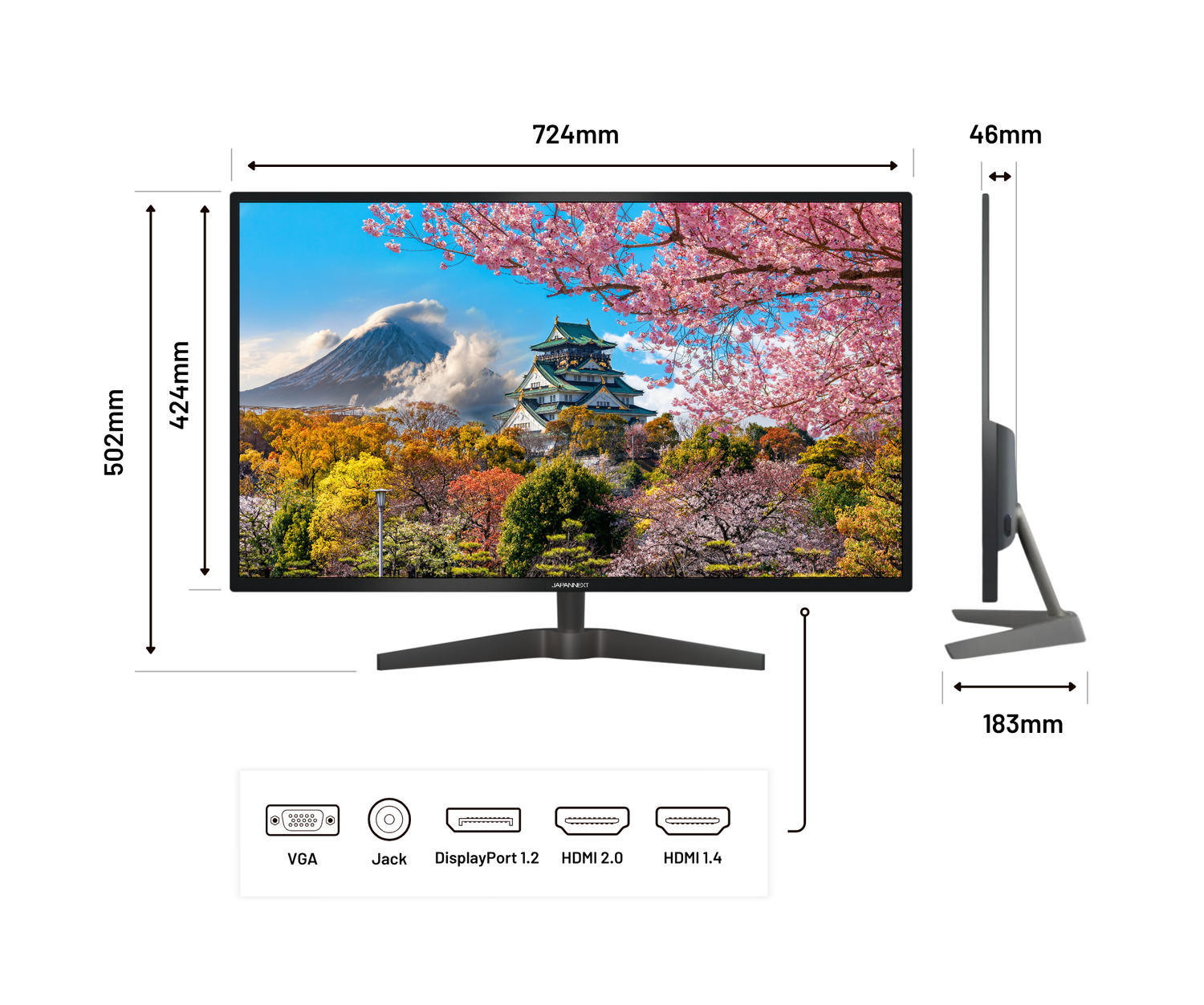Monitor de PC para oficina | 32&quot; | WQHD | 60Hz