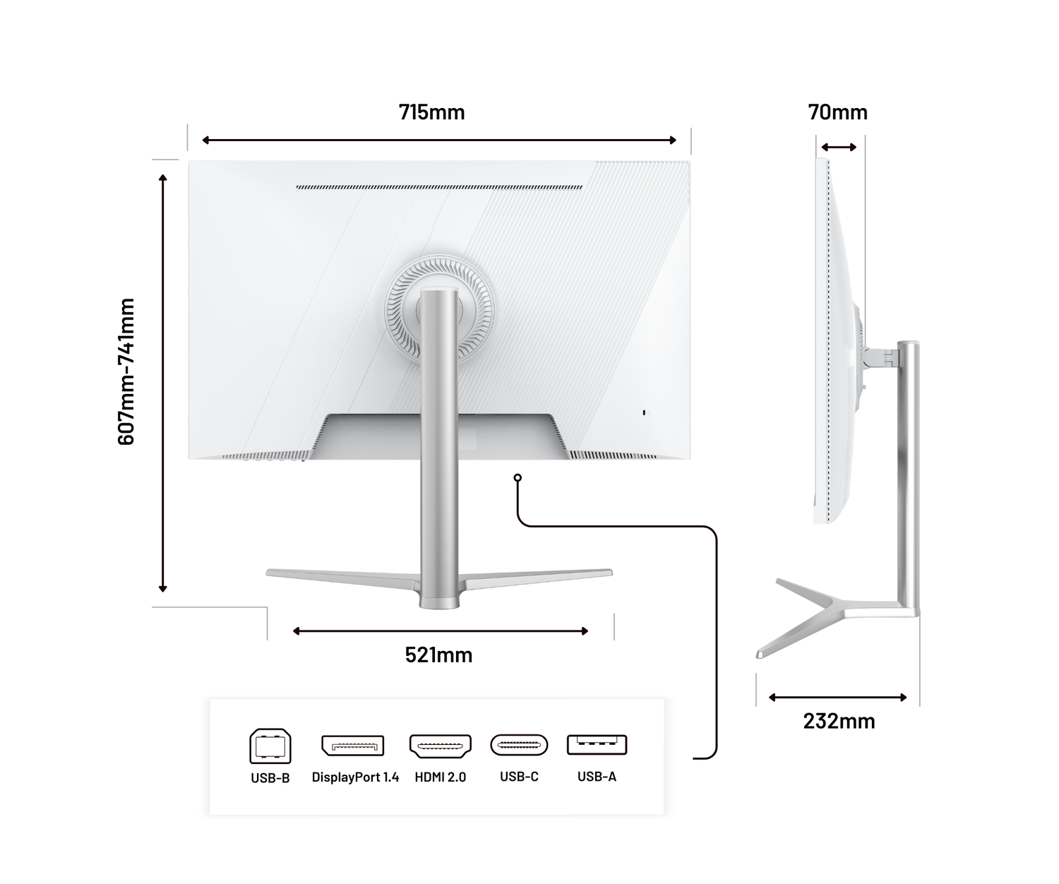 Monitor PC de Oficina | 31,5" | 6K | 60Hz