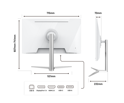 Monitor PC de Oficina | 31,5" | 6K | 60Hz