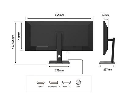 Monitor PC Gaming | 40&quot; | IPS | UWQHD | 144 Hz