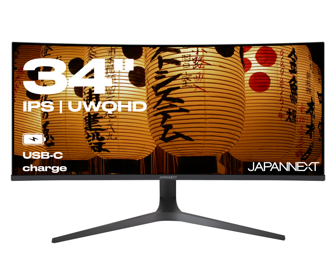 Monitor de PC curvo | 34&quot; | UWQHD | Panel IPS | USB-C (+ carga de 65W)