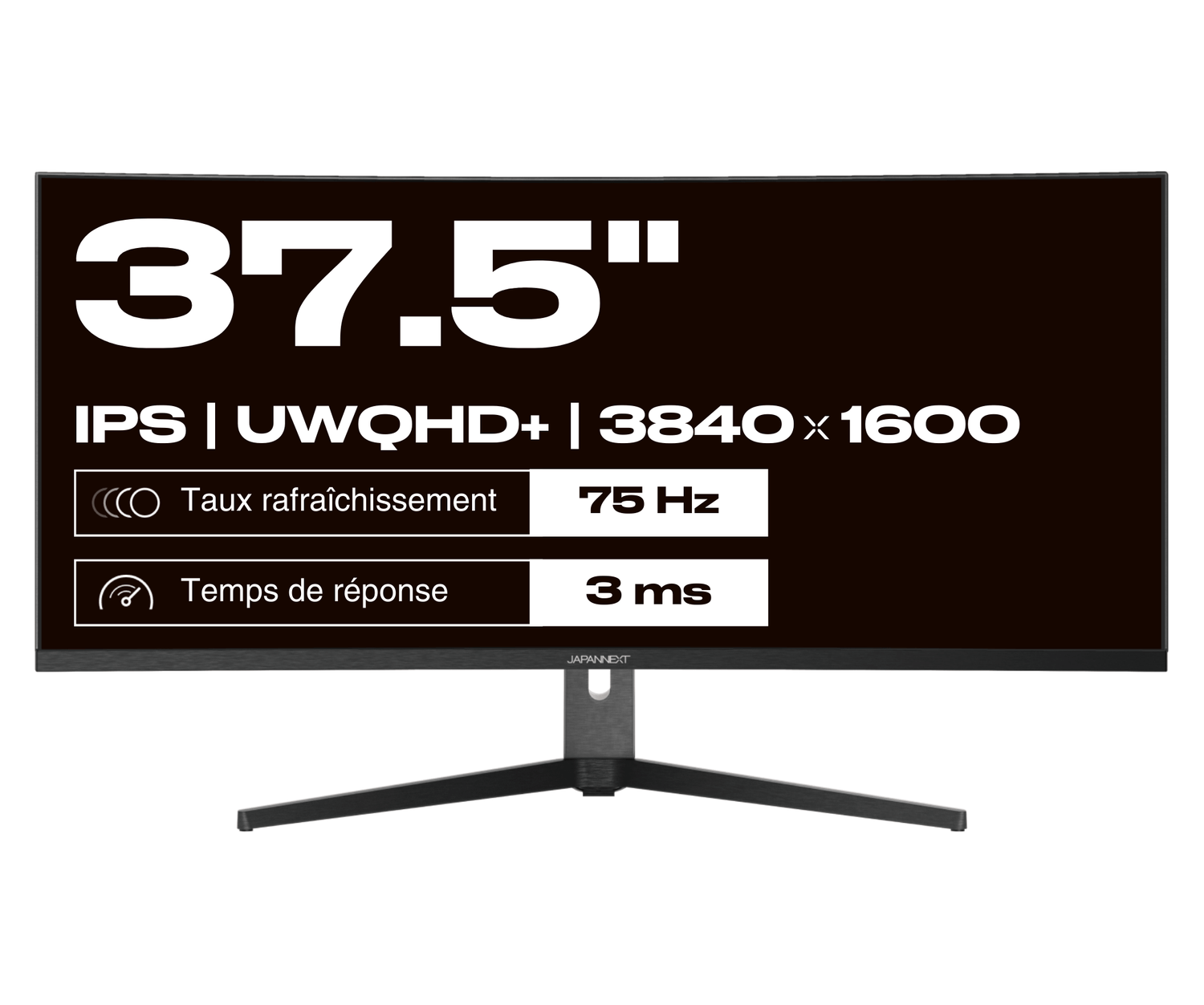 Monitor de PC curvo | 37,5&quot; | UWQHD+ | Panel IPS | USB-C (+ carga de 65W)