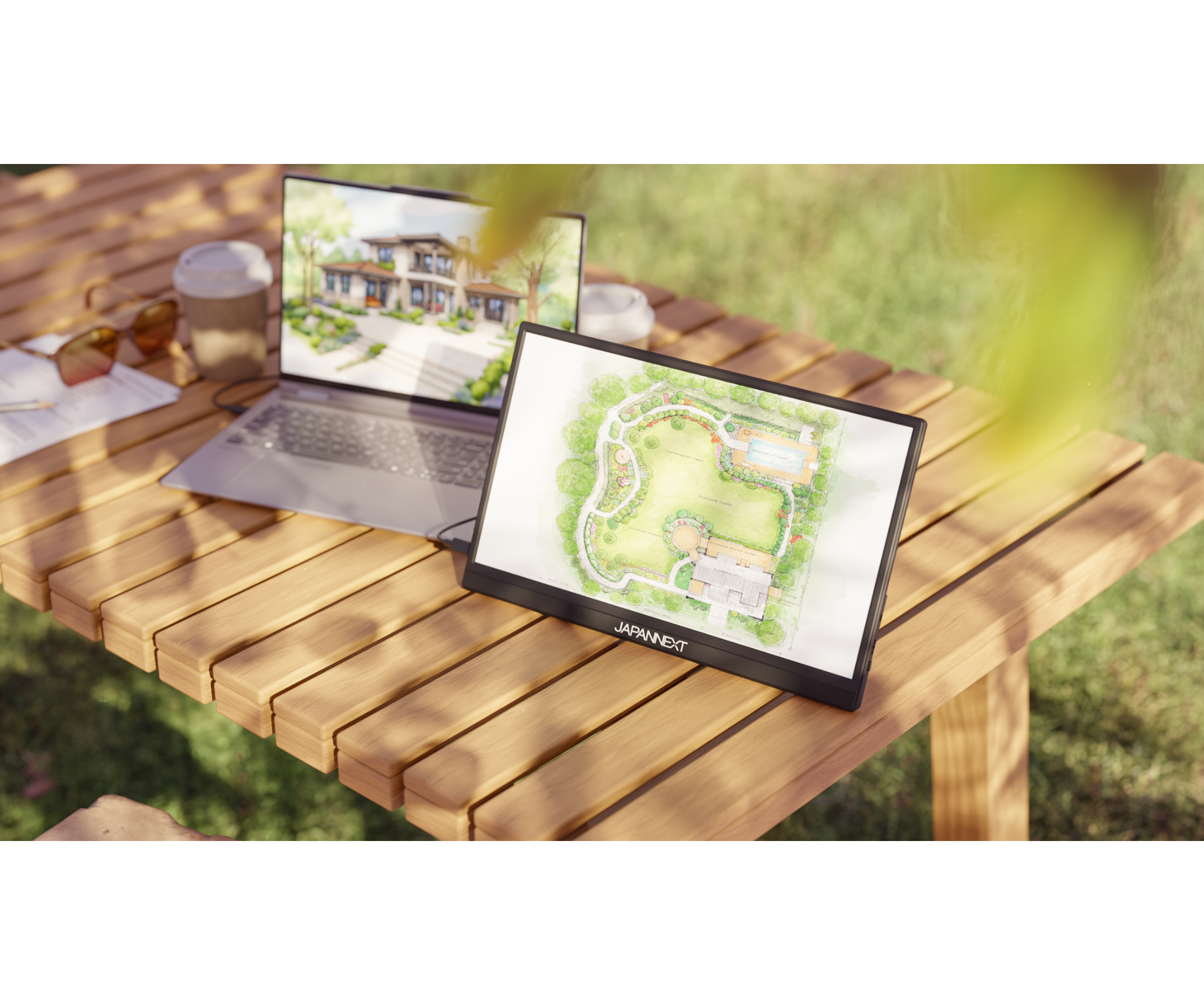 Monitor táctil portátil | 15,6" | IPS | Full HD