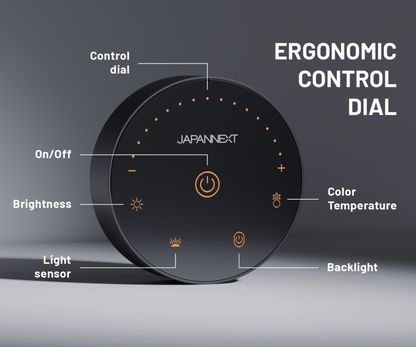 Lámpara de escritorio | retroiluminación LED | con mando a distancia