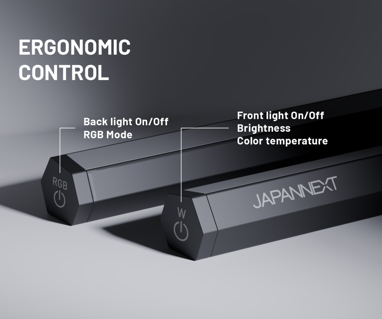 Lámpara de escritorio | retroiluminación LED | control integrado