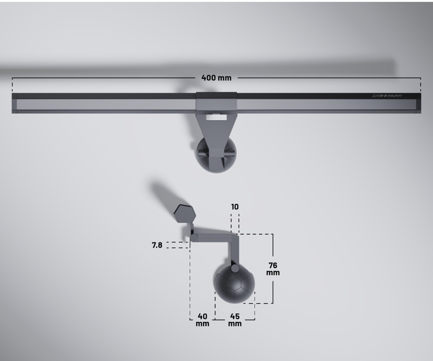 Lámpara de escritorio | retroiluminación LED | control integrado