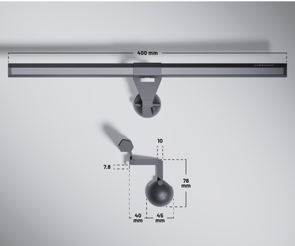 Lámpara de escritorio | retroiluminación LED | control integrado