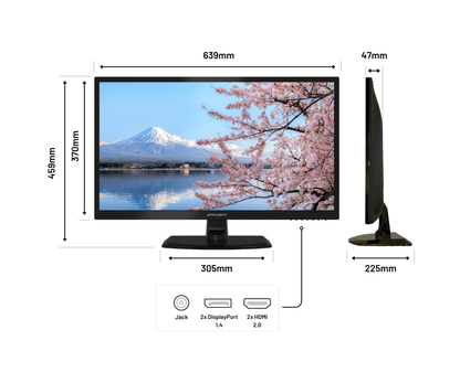Monitor de PC para oficina | 28&quot; | 4K UHD | 60Hz (reacondicionado)