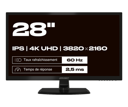 Monitor de PC para oficina | 28&quot; | 4K UHD | 60Hz (reacondicionado)