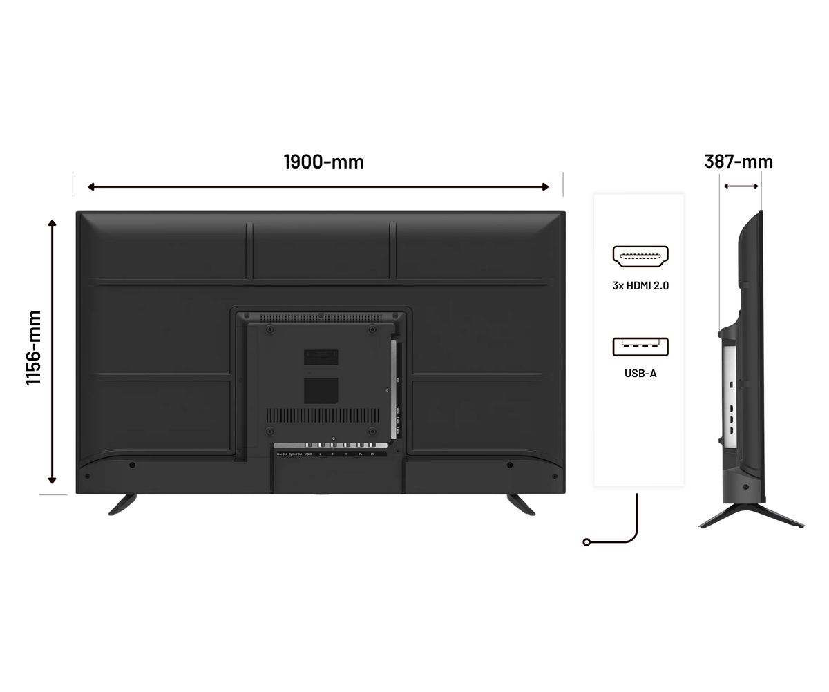 Monitor de gran formato | 85" | 4K UHD