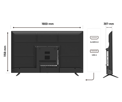 Monitor de gran formato | 85" | 4K UHD