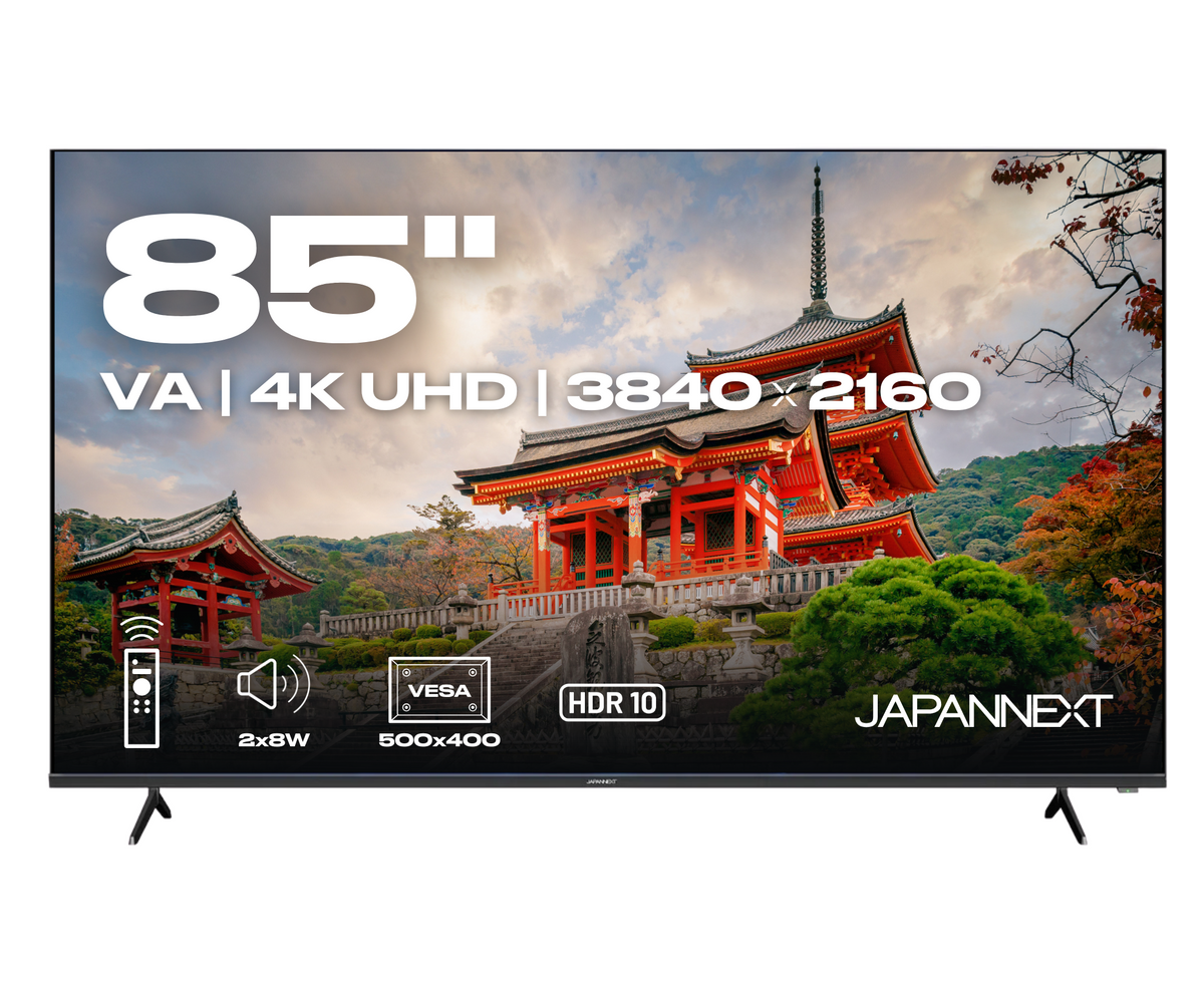 Monitor de gran formato | 85" | 4K UHD