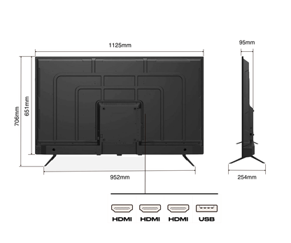 Monitor de gran formato | 50&quot; | VA | 4K UHD