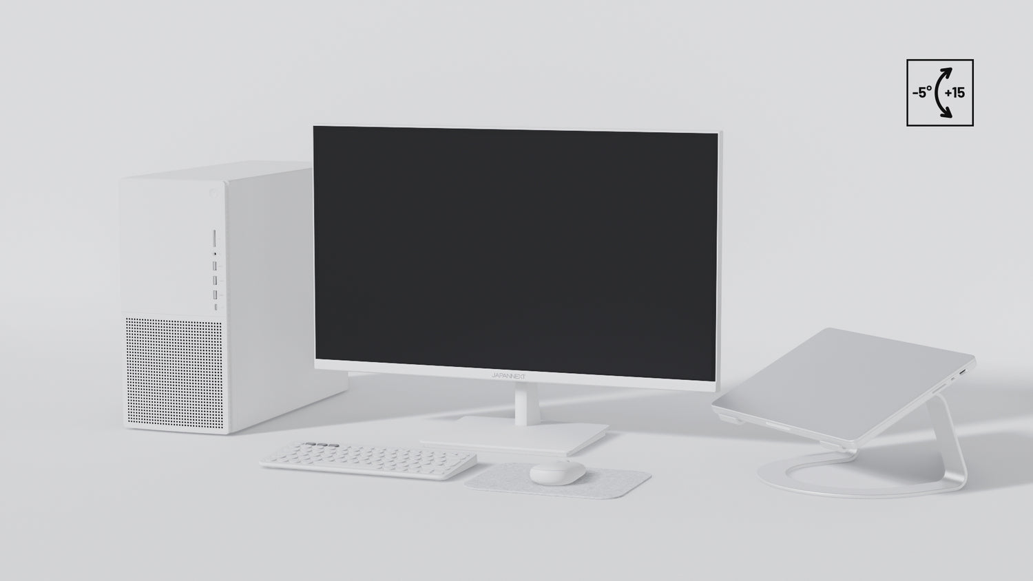 Monitor de PC para oficina | 28&quot; | 4K UHD | Blanco