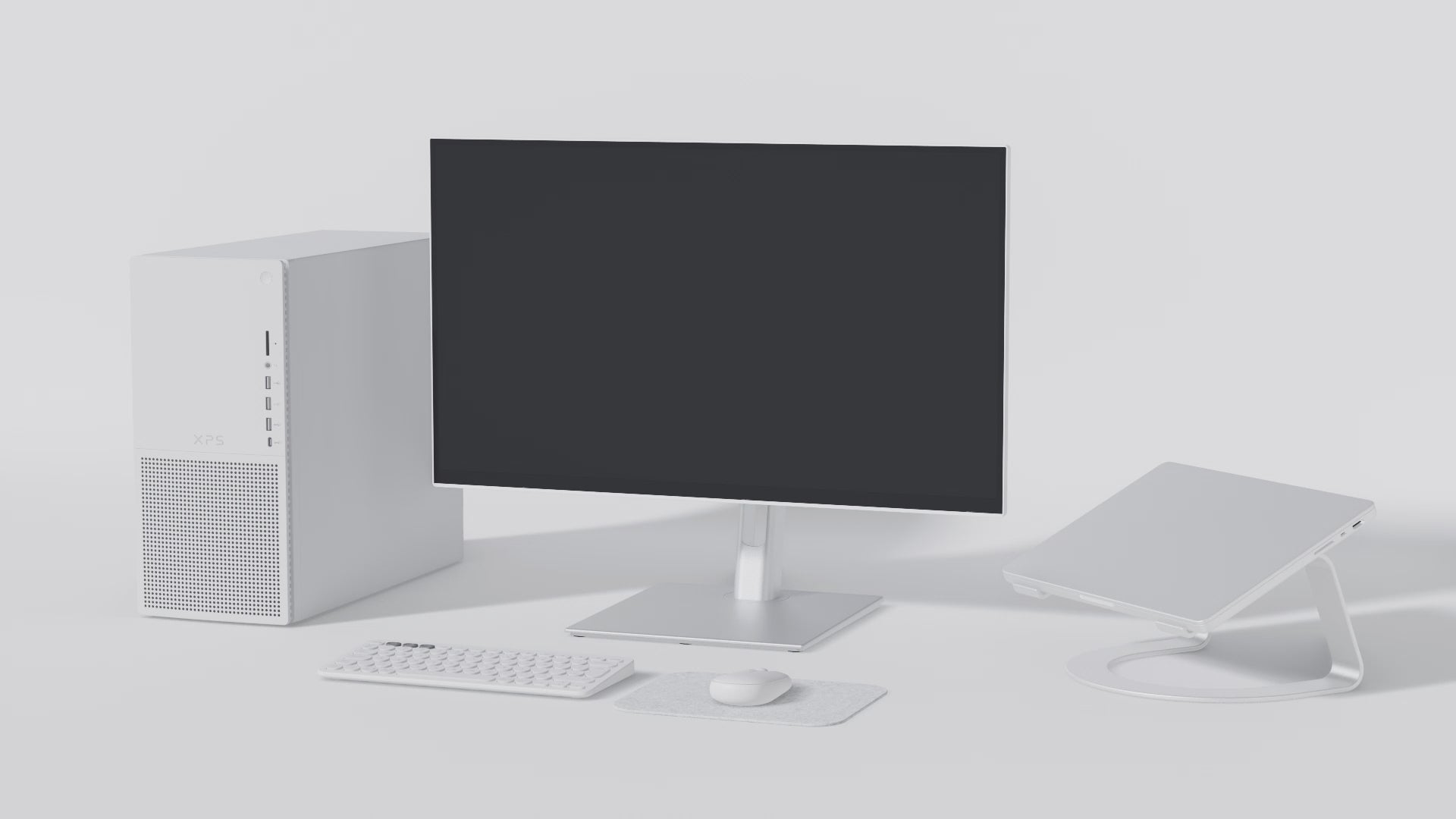 Monitor para oficina | 27&quot; | WQHD | Táctil | USB-C (+carga de 65W) | KVM | Blanco