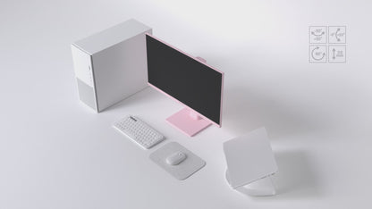 Monitor Gaming | 23,8&quot; | IPS | FHD | 120 Hz | Rosa pastel