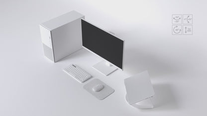 Monitor Gaming | 23,8&quot; | IPS | FHD | 120 Hz | Blanco pastel